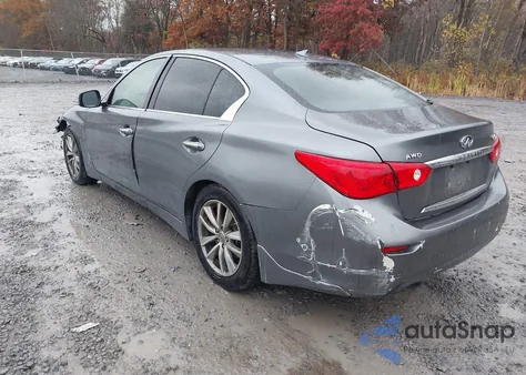 2017 Infiniti Q50 2.0T Base from USA, damaged, VIN JN1CV7AR9HM681710